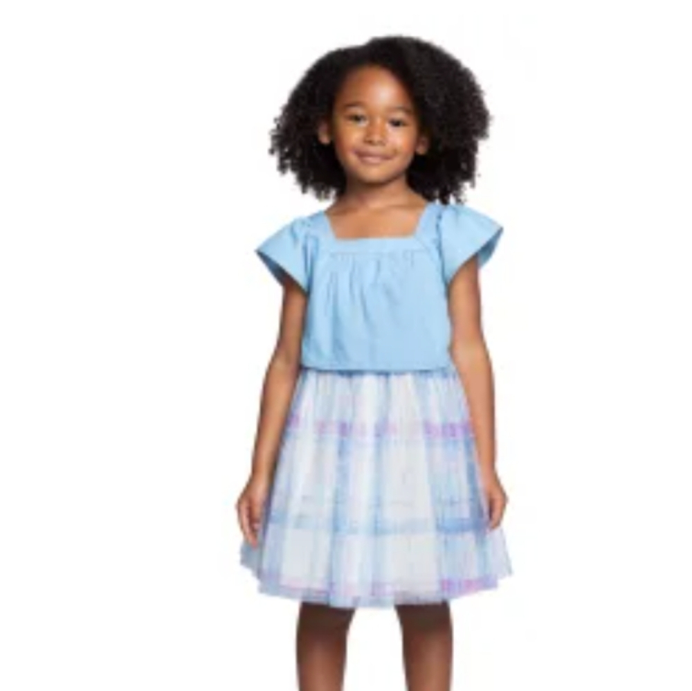 New! Calvin Klein Dress Size 7 girls kids toddler Fast shipping Holidays NWT NIB - Picture 2 of 8